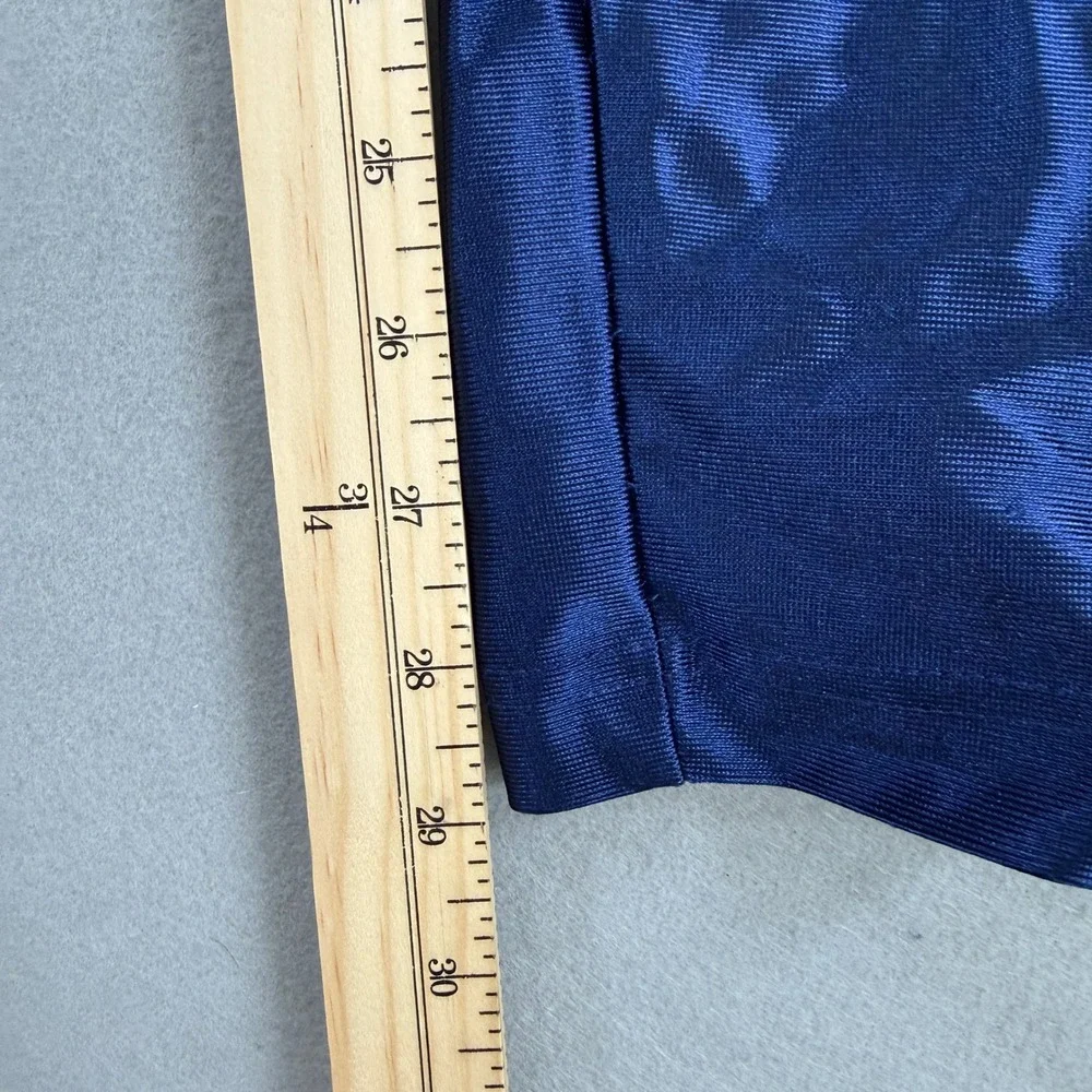 Adidas Pants Men Medium Navy Tear Away Snap Three Stripe Dazzle Baggy‎ Retro Y2K
